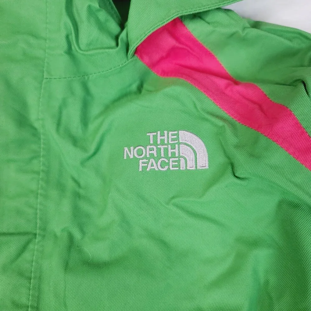 The North Face Girl's Green Hyvent Hooded Outdoor Winter‎ Ski Jacket Size L